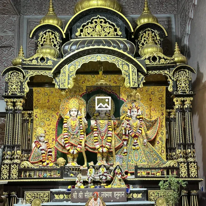 Goddess Statues in Iskon Temple