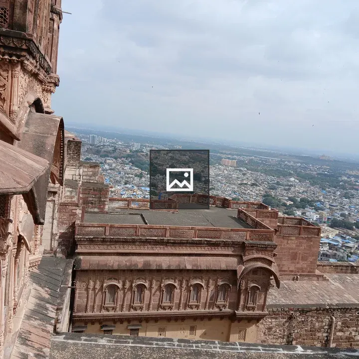 Rajasthani fort view