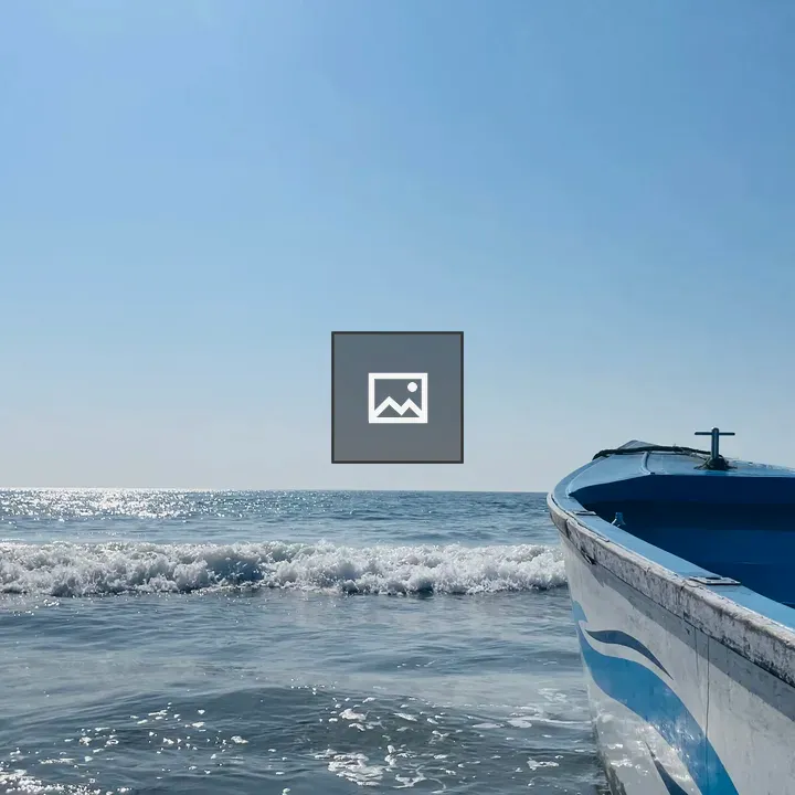 Close-up Boat by Shore