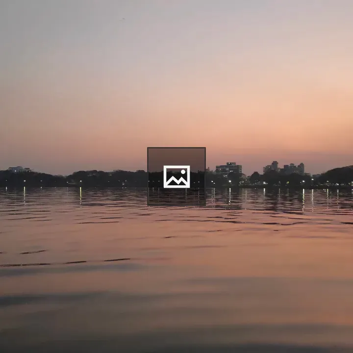 Sunset over Rankala Lake