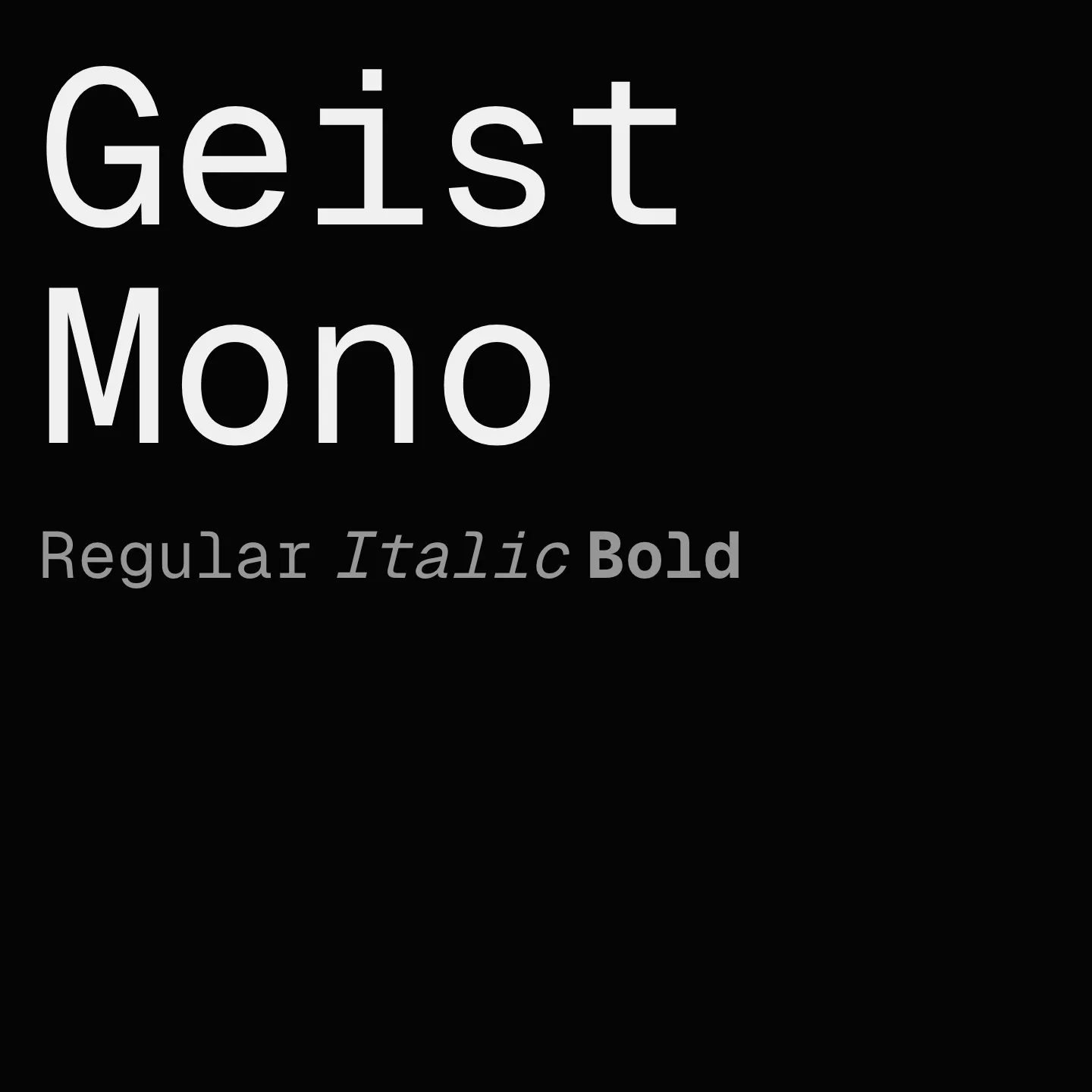 Geist Mono