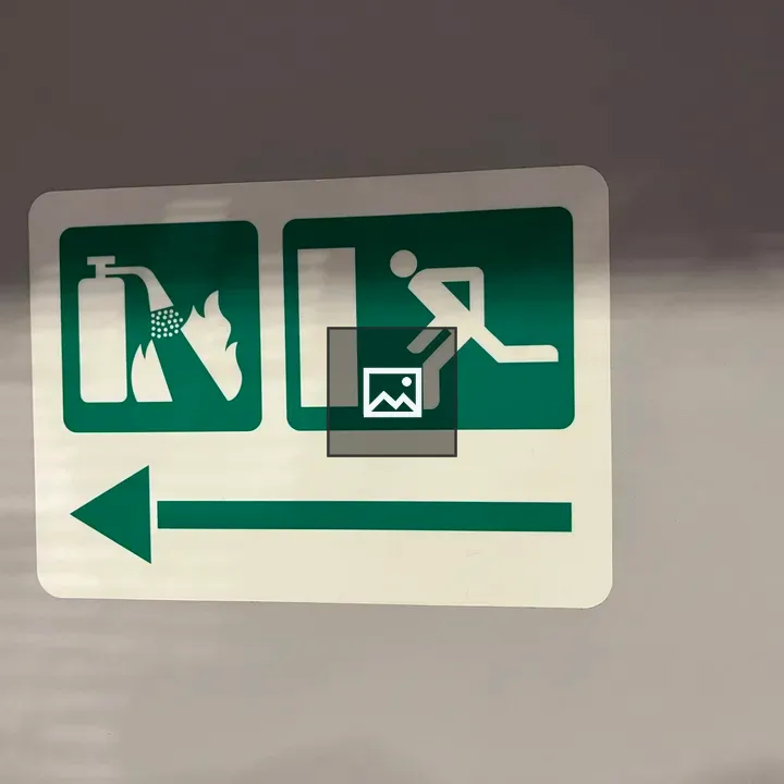 Fire warning signage