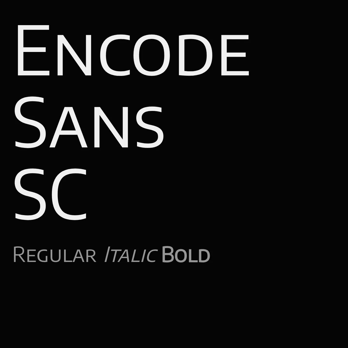 Encode Sans SC