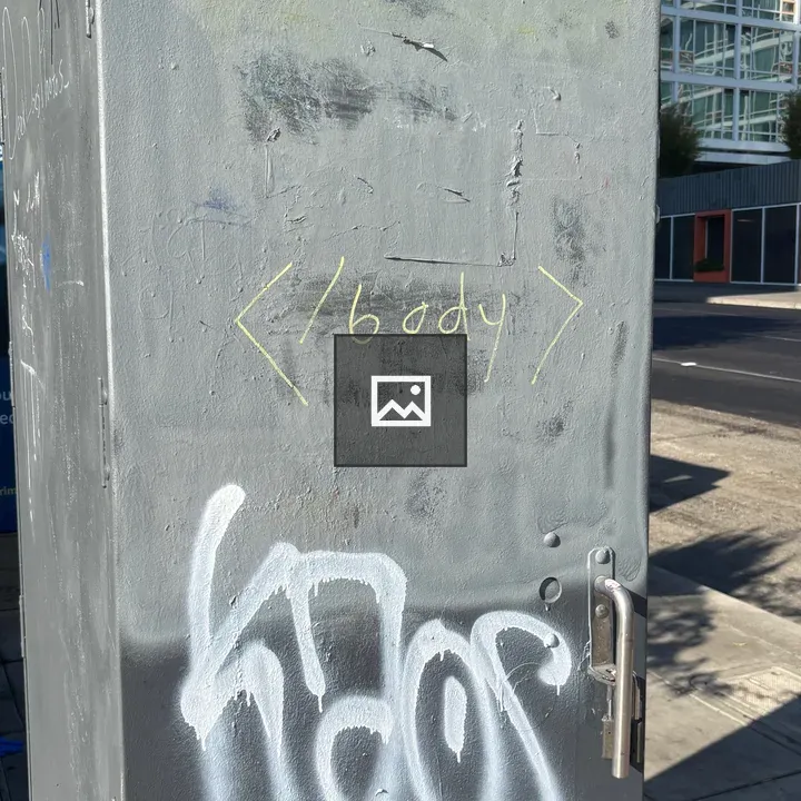 Graffiti on Utility Box