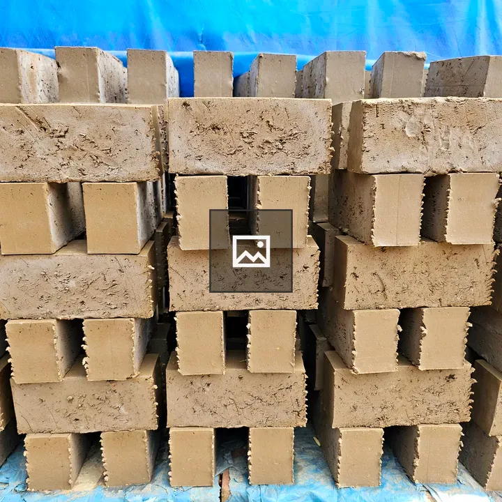 Interlocking mud brick units