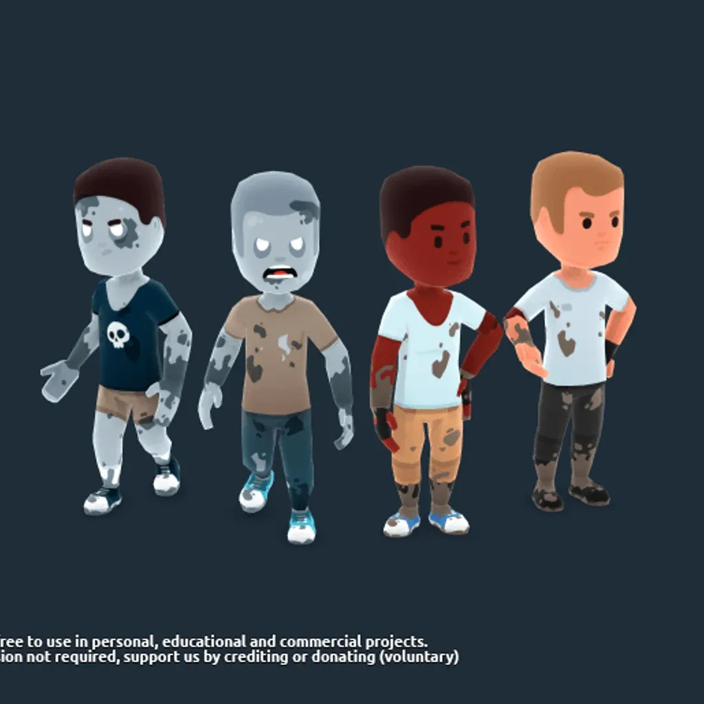 Animated Characters Survivors