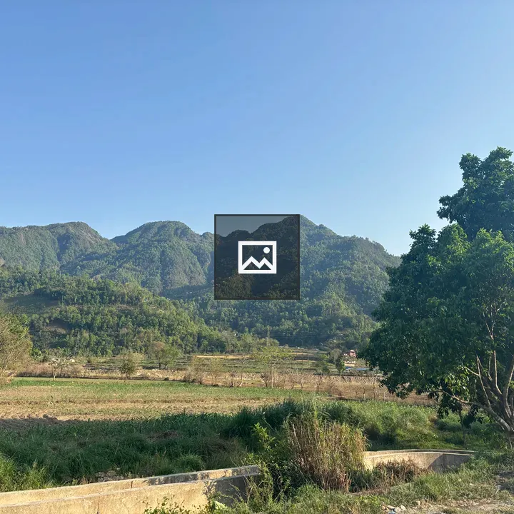Scenic green hills landscape
