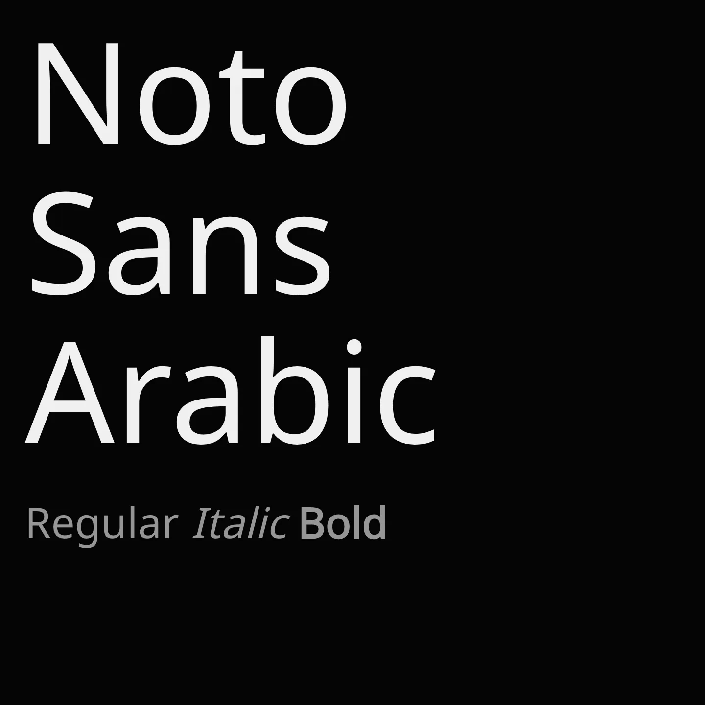 Noto Sans Arabic