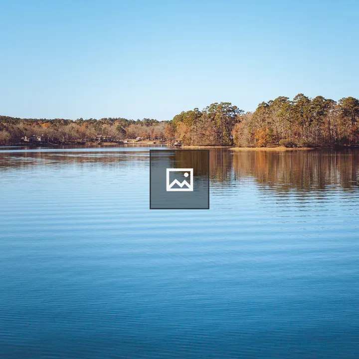 Quiet Arkansas Lake in Fall