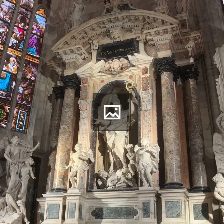 Statue at Milan Cathedral