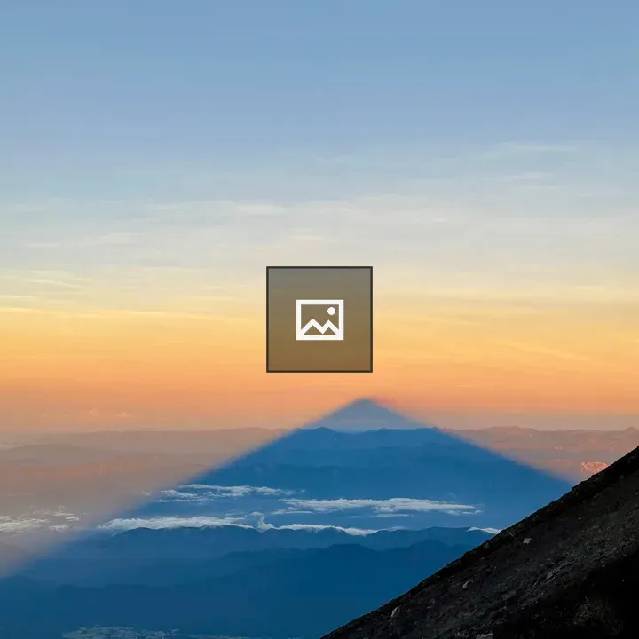 Shadow of Mt. Fuji at Dawn