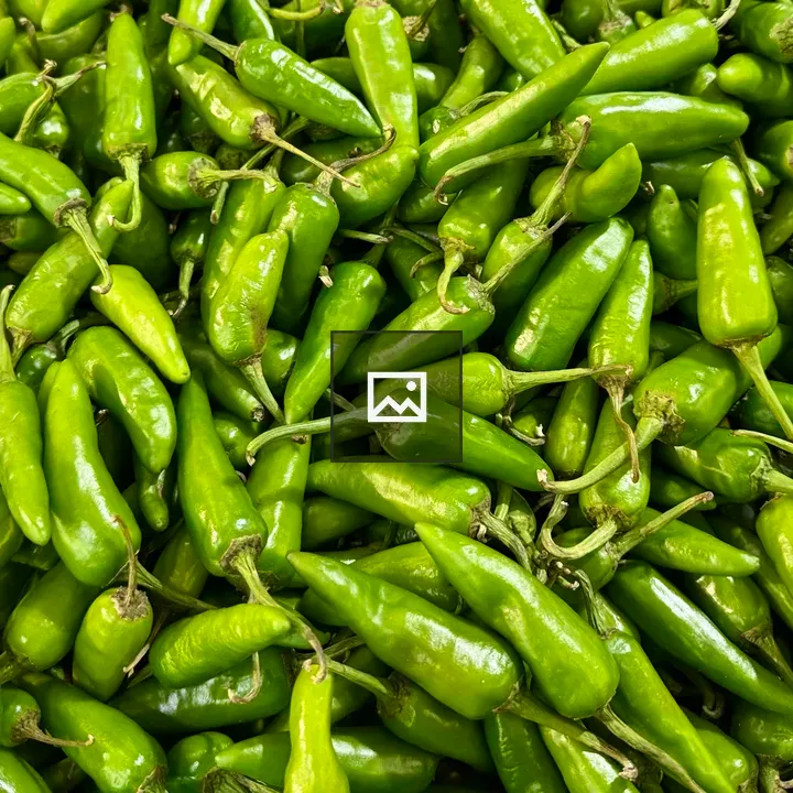 Green Chili Pepper Close-Up