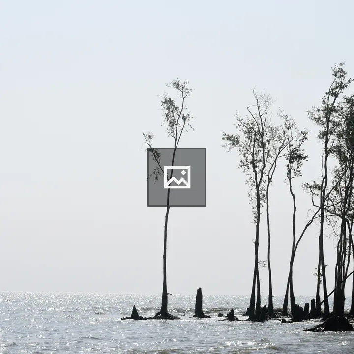 Guardian angel with lake scene