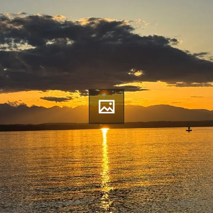 Sunset over Shilshole Bay Marina