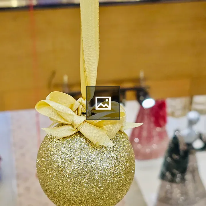 Gold Christmas Ornament