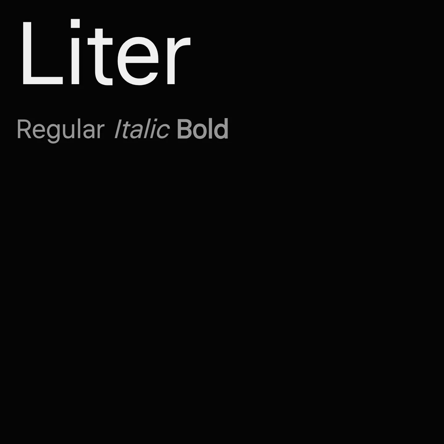 Liter