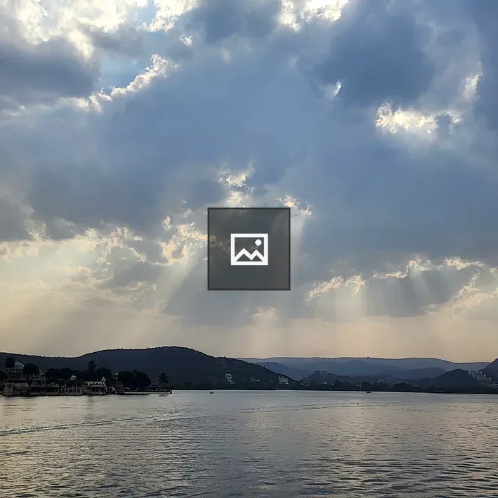 Sunlight Over Lake Landscape