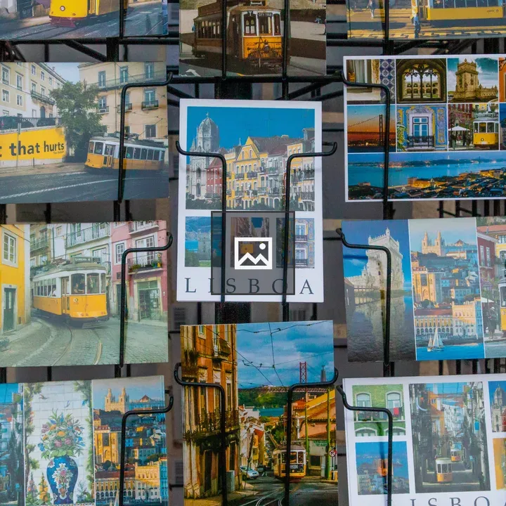 Lisbon postcards photograph