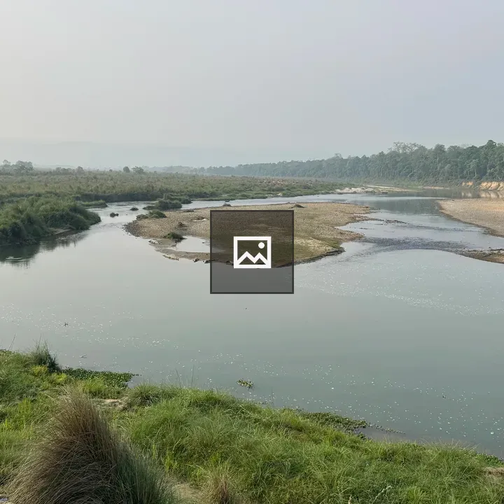 Winding Mahakali River Landscape