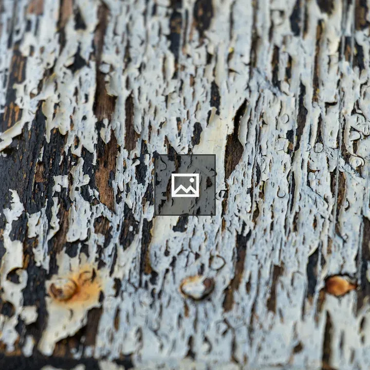 Paint Peeling from Wooden Table