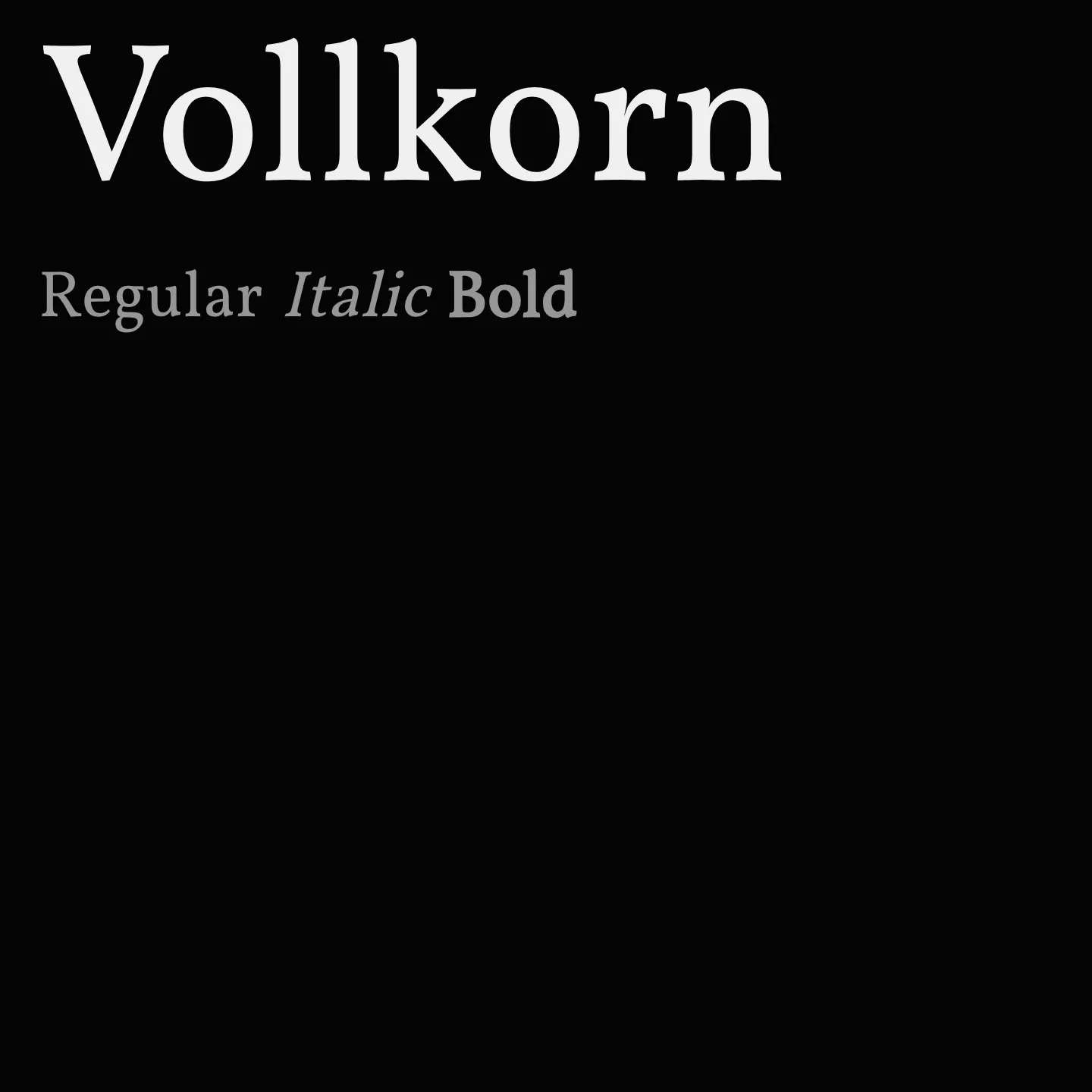 Vollkorn