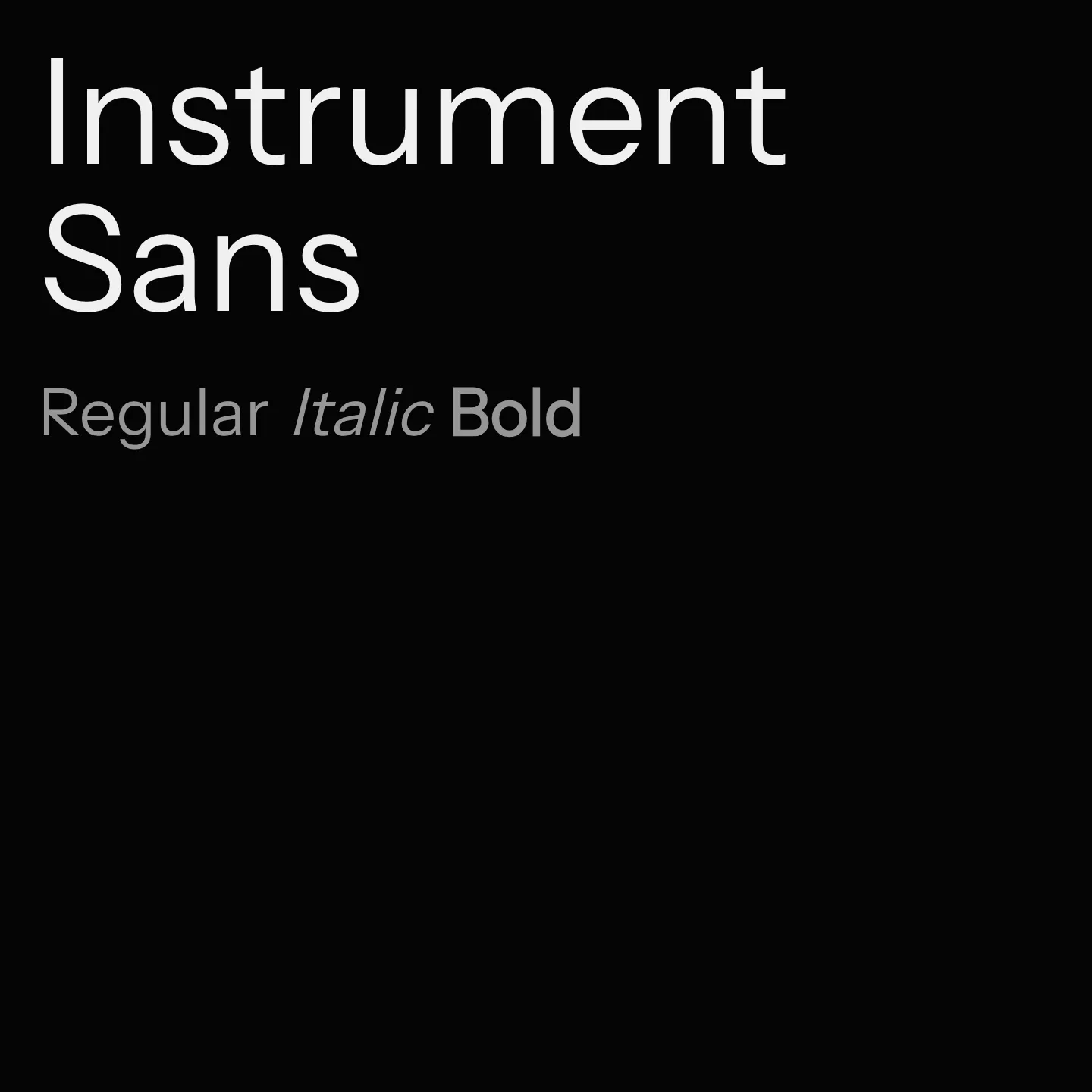 Instrument Sans