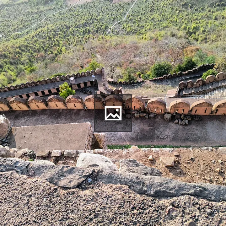 Kalinjar Fort Aerial Walls