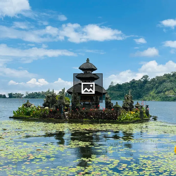 Lakeside Temple with Pagoda