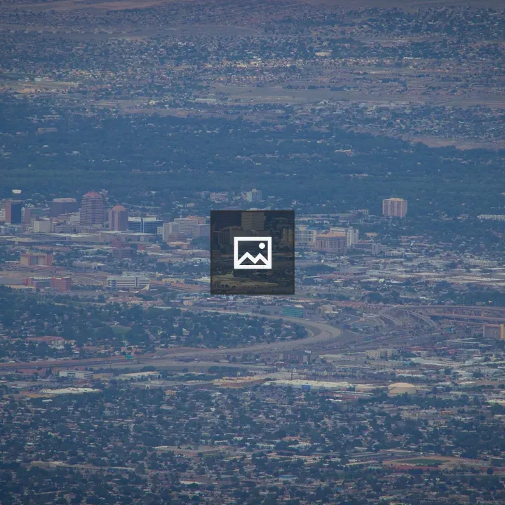 Downtown Albuquerque View from Sandia Peak
