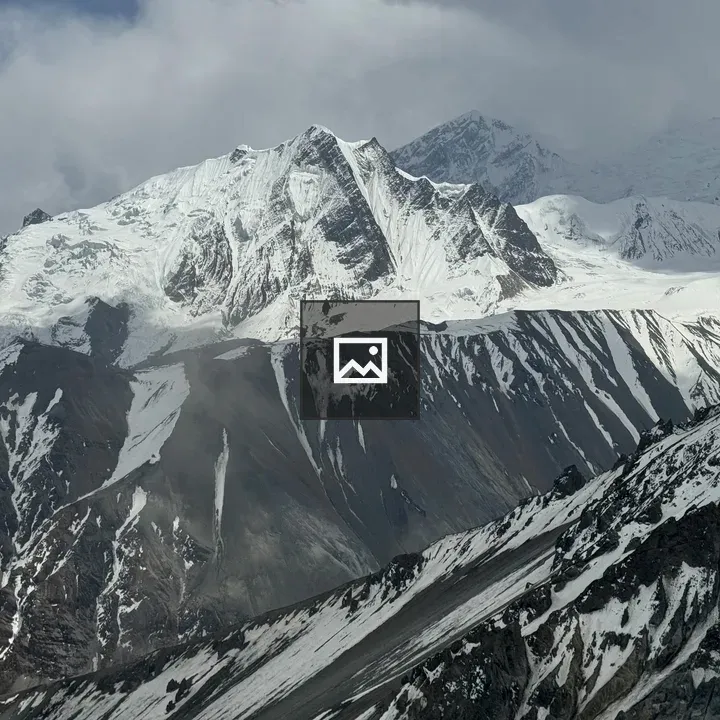 Tilicho Peak in Snow and Ice