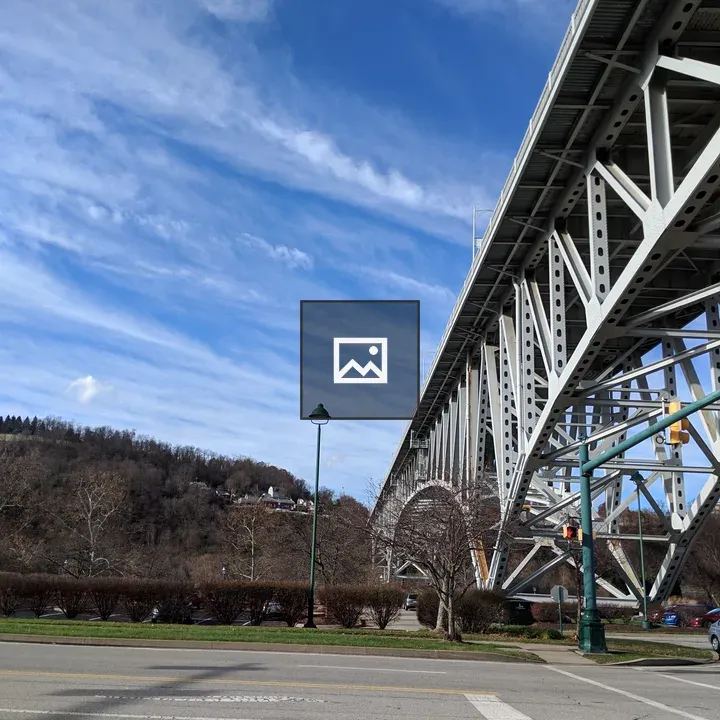 Homestead High Level Bridge viewed from below