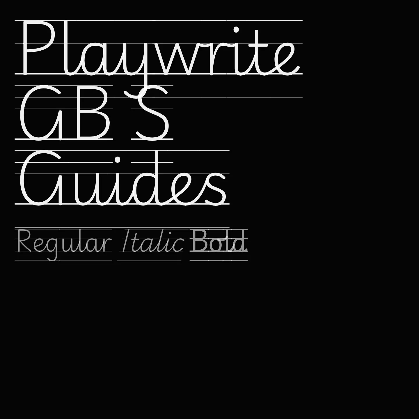 Playwrite GB S Guides