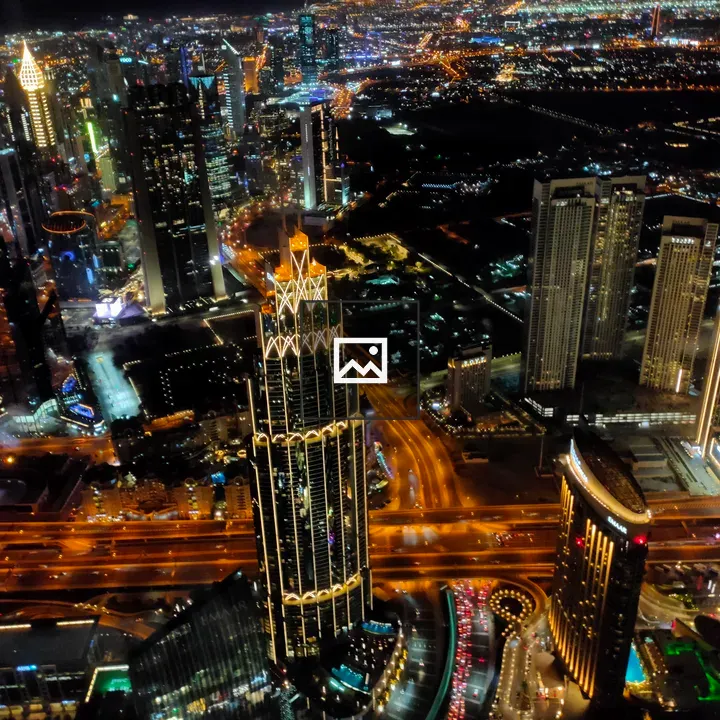 Burj Khalifa Night View from 120th Floor
