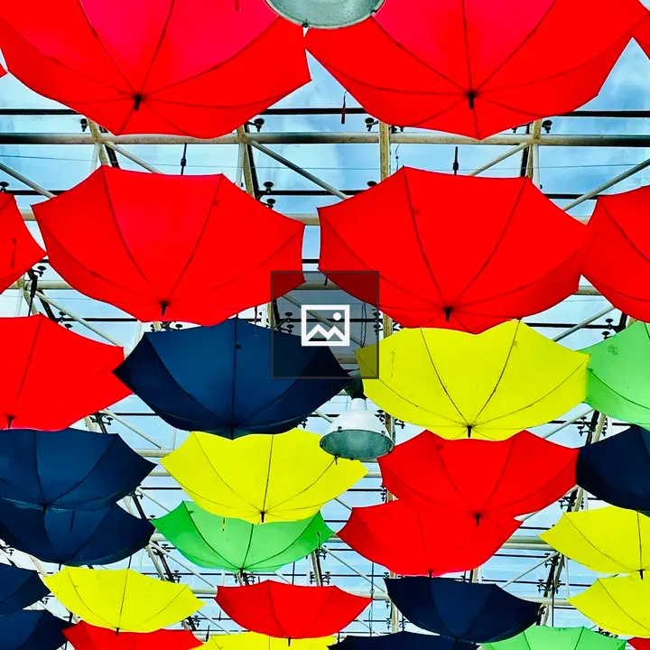 Umbrellas as Roof Design