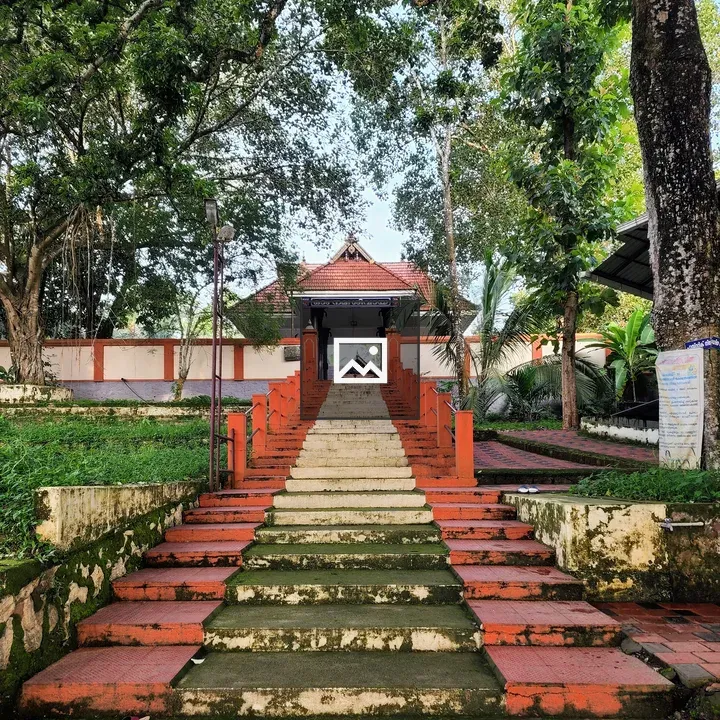 Stairs to a temple