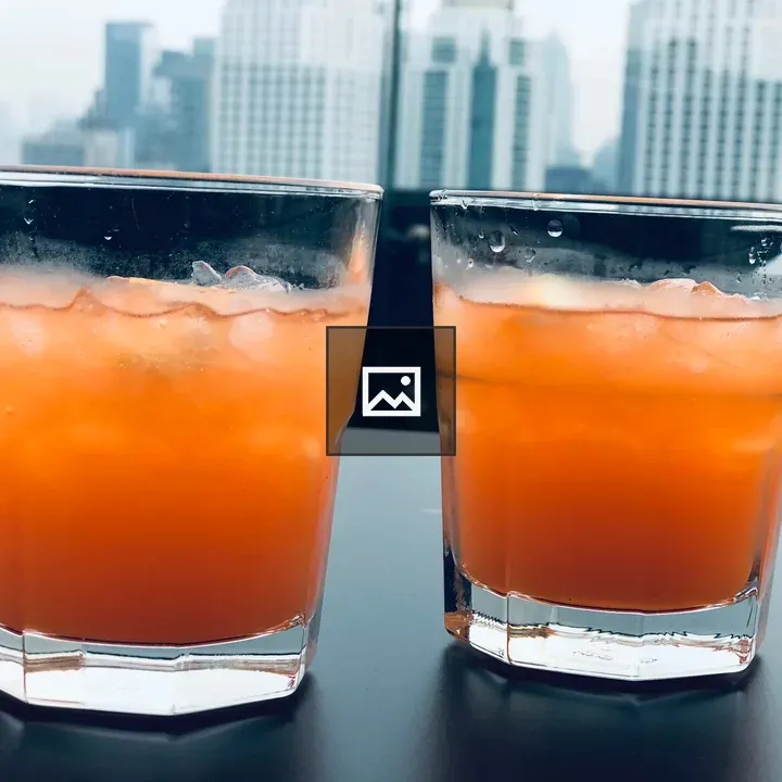 Fresh juice in a glass