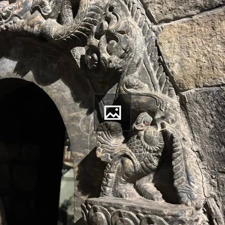 Stone wall carvings