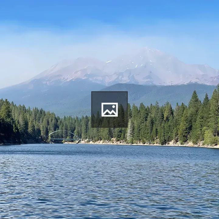 Mount Shasta from Lake Siskiyou