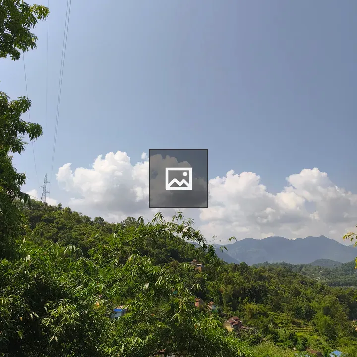 Lush Green Landscape with Hills