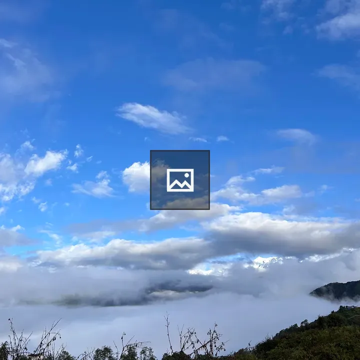 Mist and Sky over Grassland