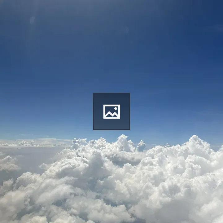 Airplane Window Sky View