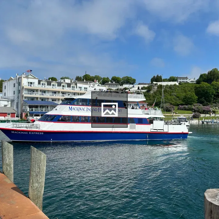 Mackinac Island Ferry approach