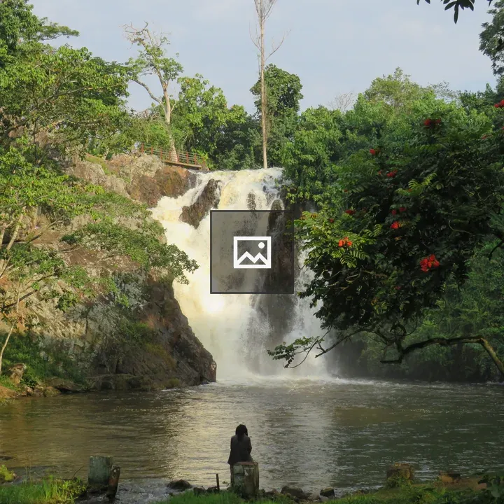 Sezibwa Falls Waterfall View