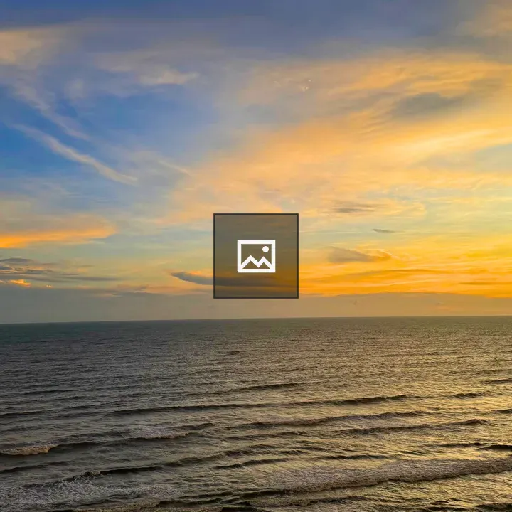Sunset over the Bay of Bengal