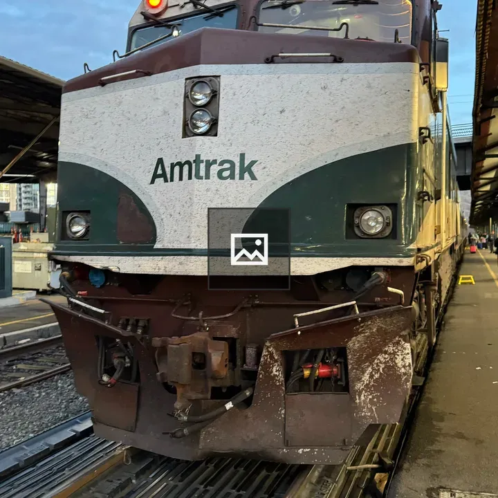 Amtrak Train at Portland Station