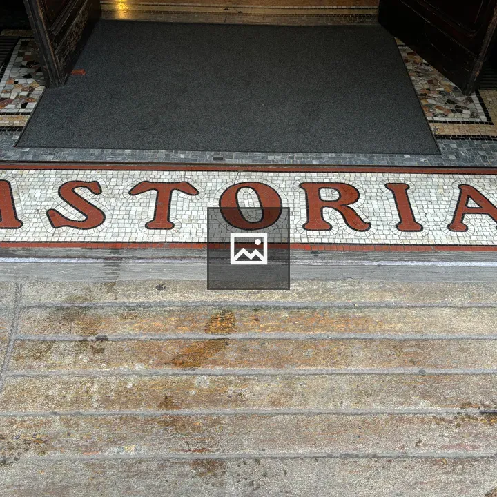Astoria hotel name mosaic
