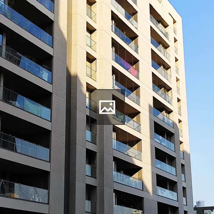 Modern high-rise residential building