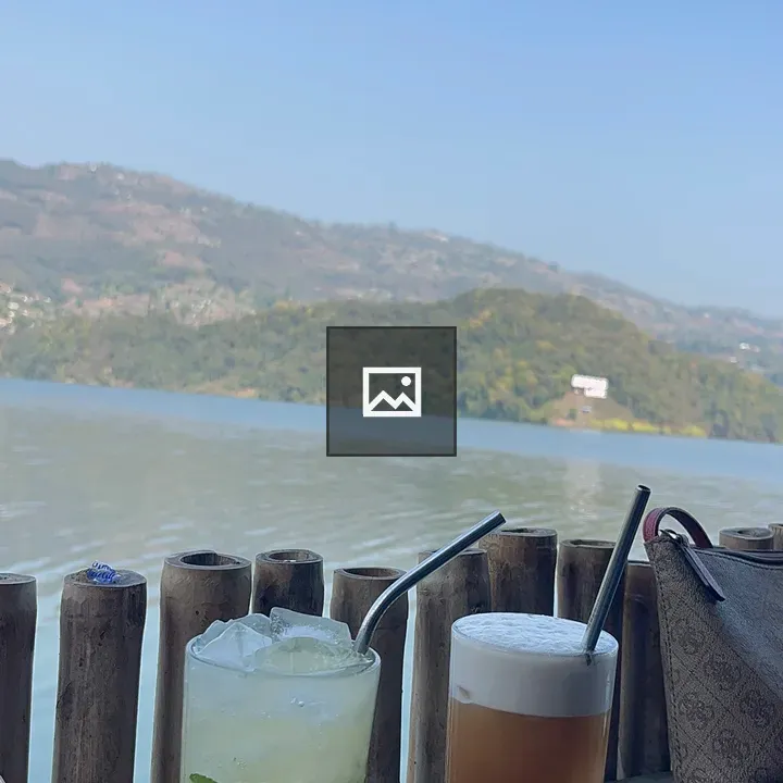 Two drinks on wooden table