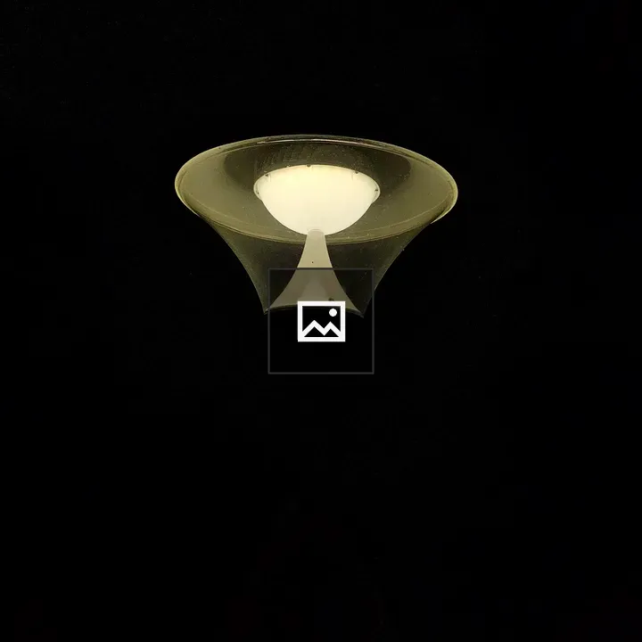 Inverted cone ceiling light
