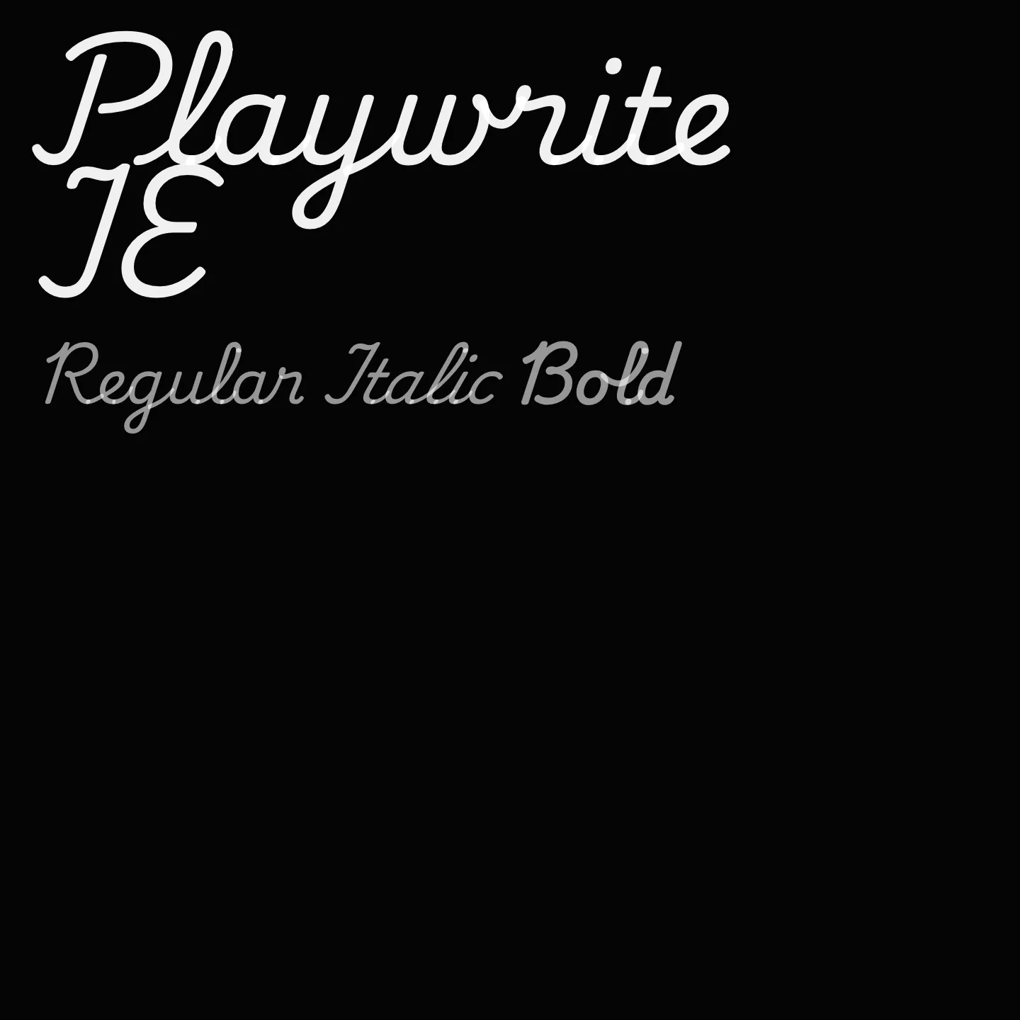 Playwrite IE